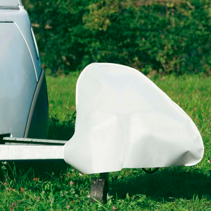 Dragtrekk til campingvogn 120 x 65 cm polyester med PVC forfra