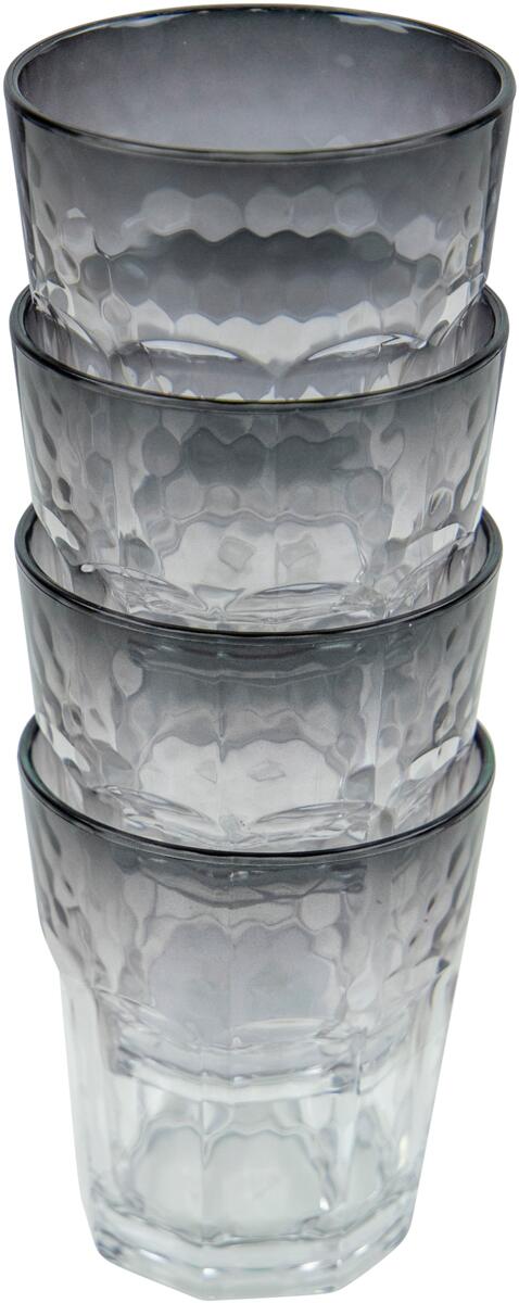 Drikkeglass i plast 200 ml 4-pack røykgrå - Bo-Camp nærbilde