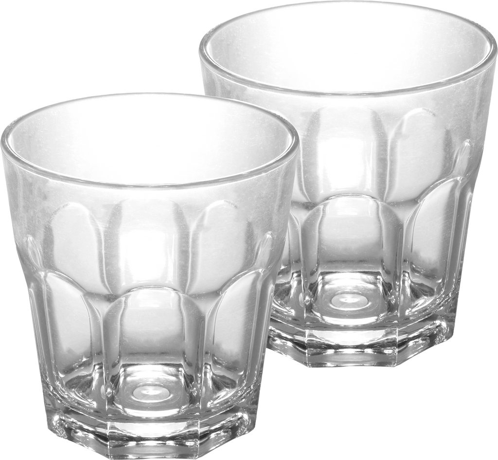 Drikkeglass i akryl 210 ml campingglass foran