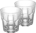Drikkeglass i akryl 210 ml campingglass foran