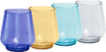 Drikkeglass 350 ml Tritan 4-pakning for camping og bobil sett forfra