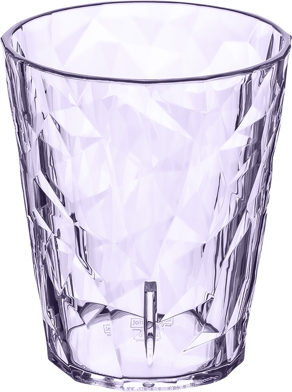 Drikkeglass Club Light S 250 ml stabelbart bruddikkert plast grønn forfra