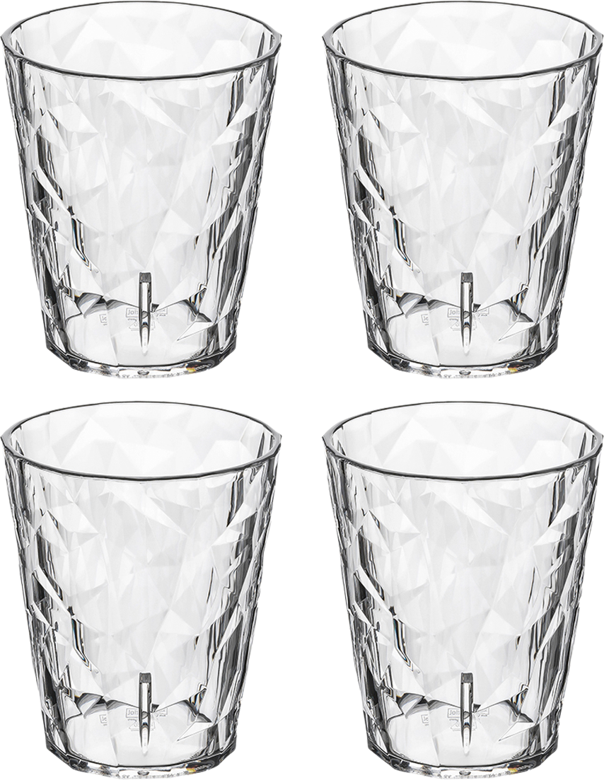 Drikkeglass CLUB No. 1 250 ml stabelbare forfra