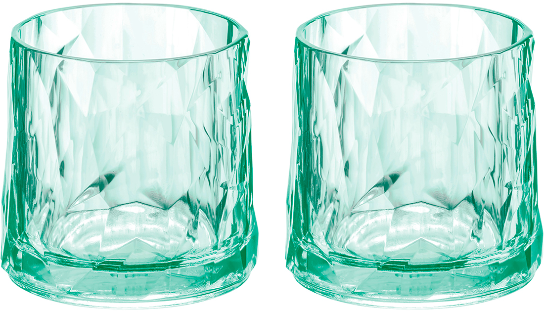 Drikkeglass CLUB No. 2 Superglas 2-pk 250 ml transparent jade foran