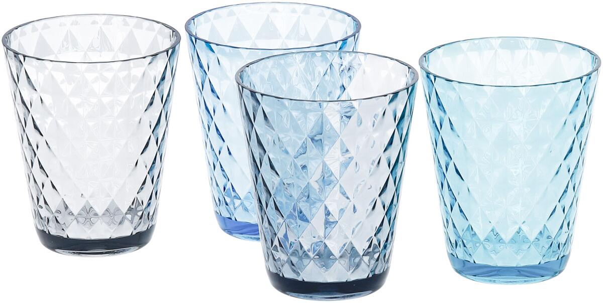 Drikkeglass Diamond 300 ml polykarbonat 4-pk forfra