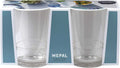 Drikkeglass Flow 200 ml 2-pakning stabelbart SAN-plast forfra