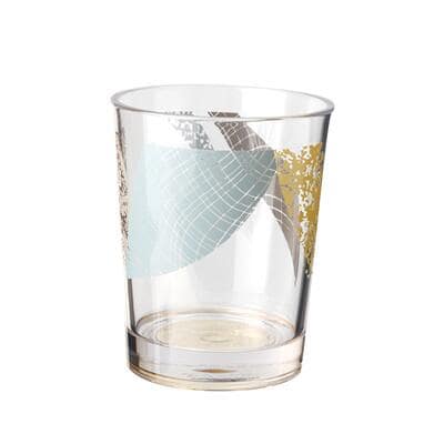 Drikkeglass Khadi 300 ml SAN med antiskli bunn for campingbruk