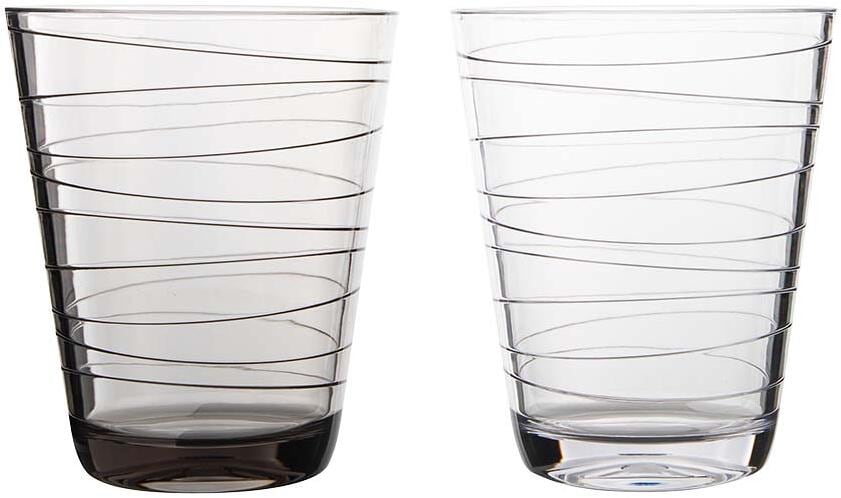 Drikkeglass Linea Line Stripe 300 ml, 2-pk, SAN Gimex - forfra
