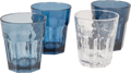 Drikkeglass Mix&Match 200 ml 4-pk BPA-fri blå forfra