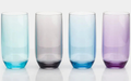 Drikkeglass Moonstone Tall Tumbler 4-delt akryl 450 ml Flamefield sett forfra