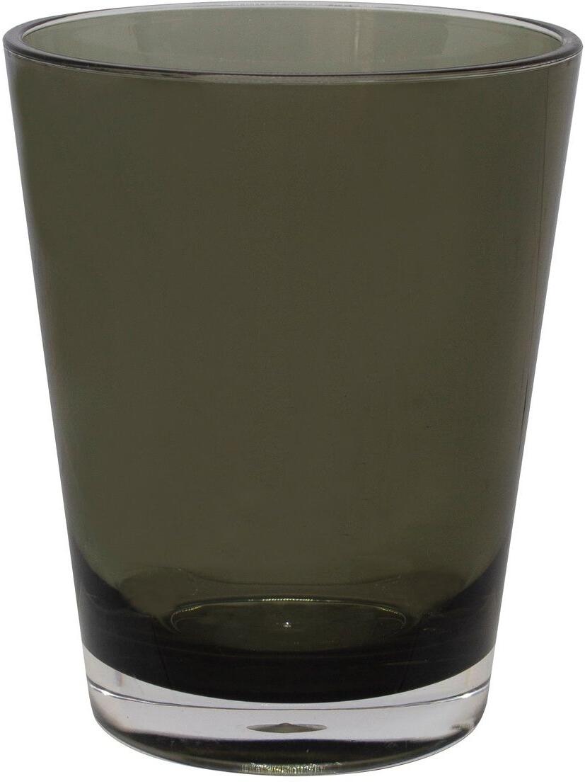 Drikkeglass Oblique røykfarget akryl 300 ml Eurotrail sett forfra