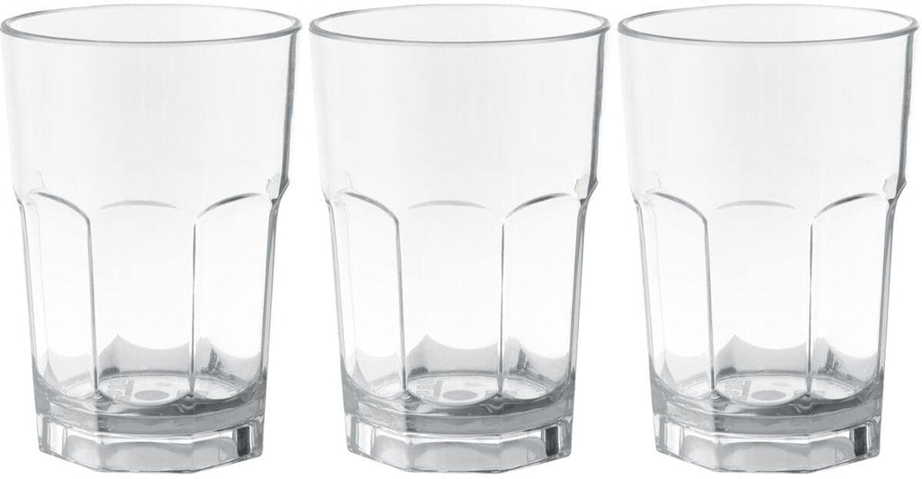 Drikkeglass Octoglass 280 ml polykarbonat stabelbare forfra