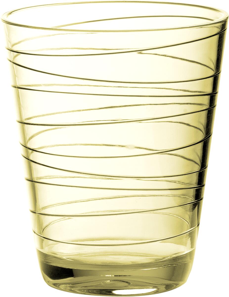 Drikkeglass Onda 300 ml polykarbonat gul - Brunner for campingbruk