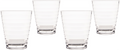 Drikkeglass Rib i MS-plast 350 ml 4-pakning forfra