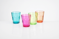 Drikkeglass Soda 340 ml 4-pakning flerfarget i akryl - Flamefield forfra