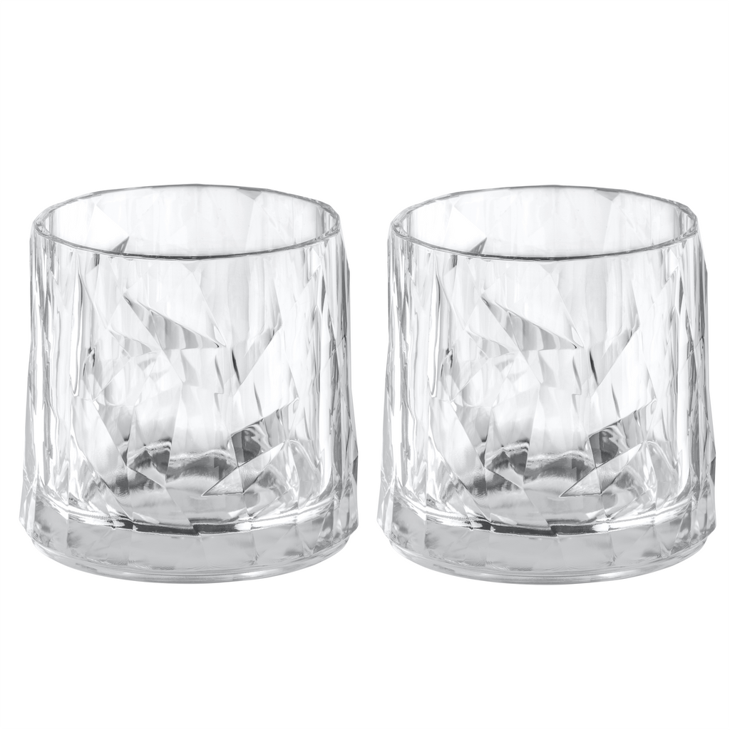 Drikkeglass tumbler 250 ml 2-pack termoplast forfra