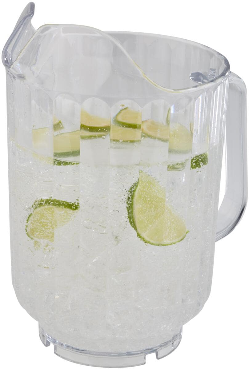 Drikkekanne 1,5 l i SAN-plast 13x13x21 cm APS bakside