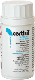 Drikkevannkonservering Argento CA10.000P pulver 100g forfra