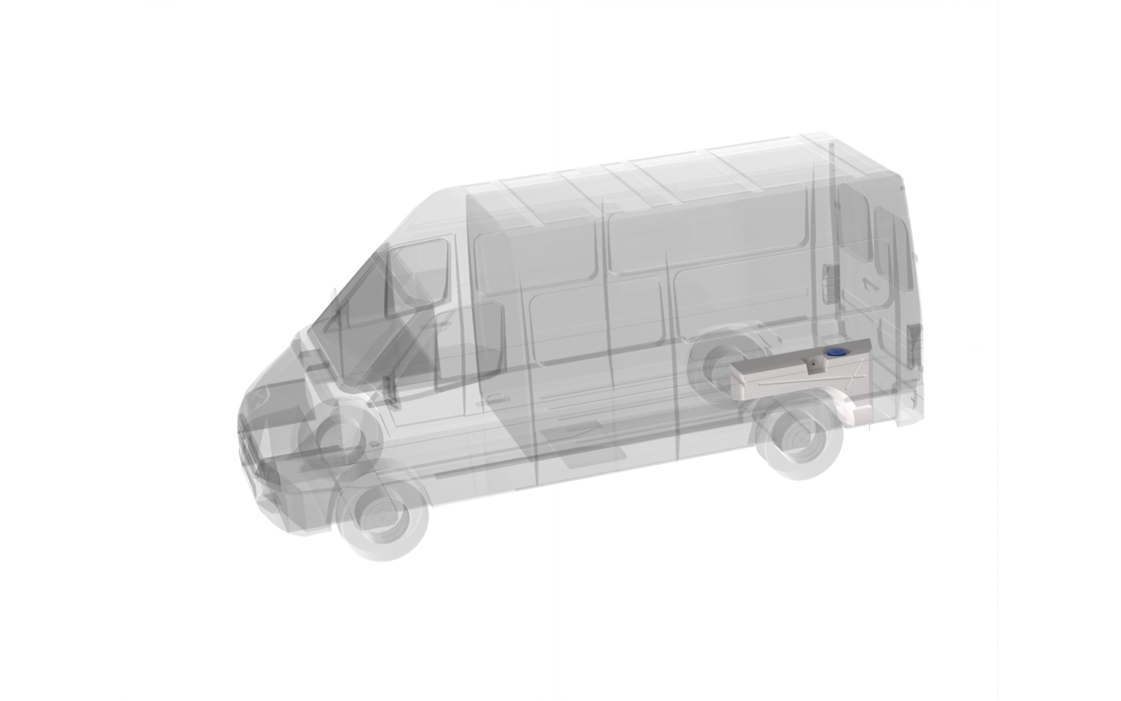 Detalj av Drikkevannstank 112 liter for Ducato/Sprinter/Transit/Master - Aplast