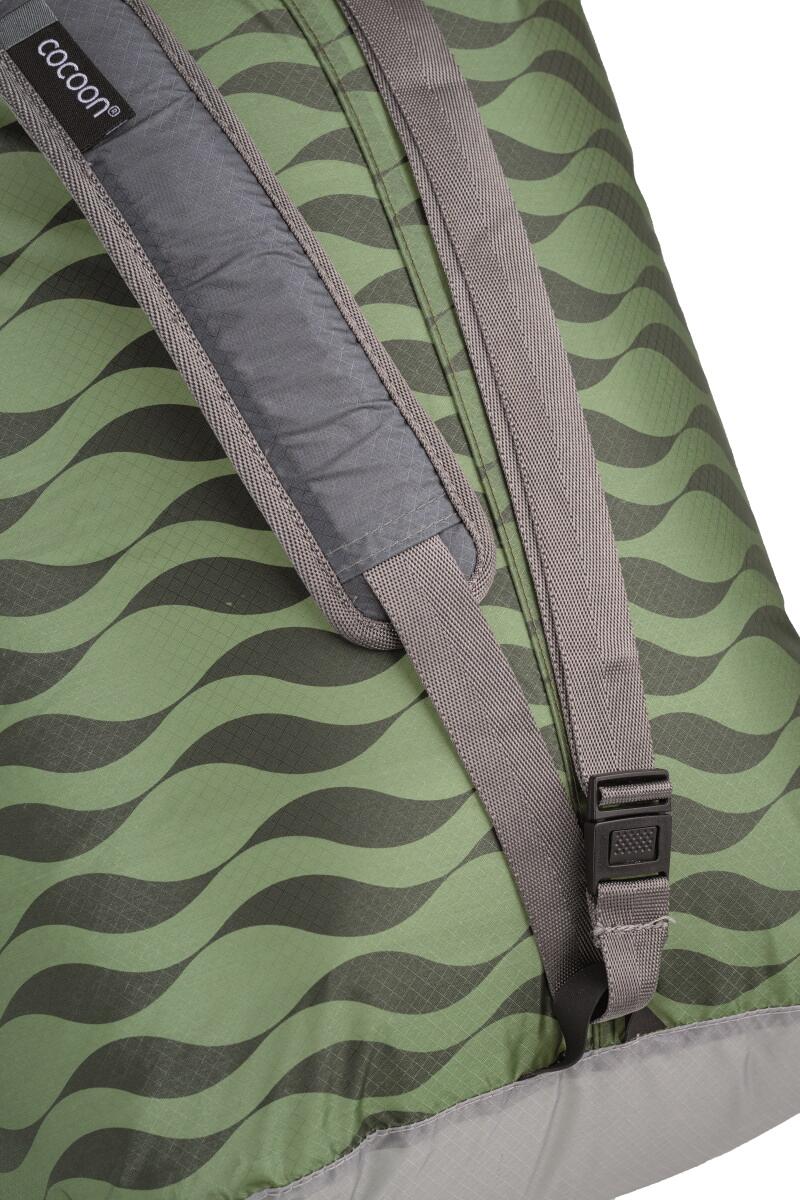 Karabinerfeste på Drybag bærereim 168 cm med karabiner 80 g grå