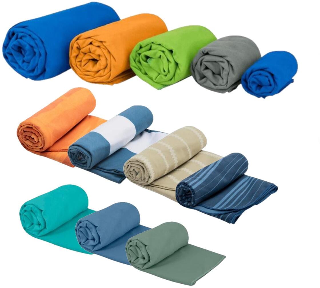 DryLite Towel reisehåndkle kompakt hurtigtørkende forfra