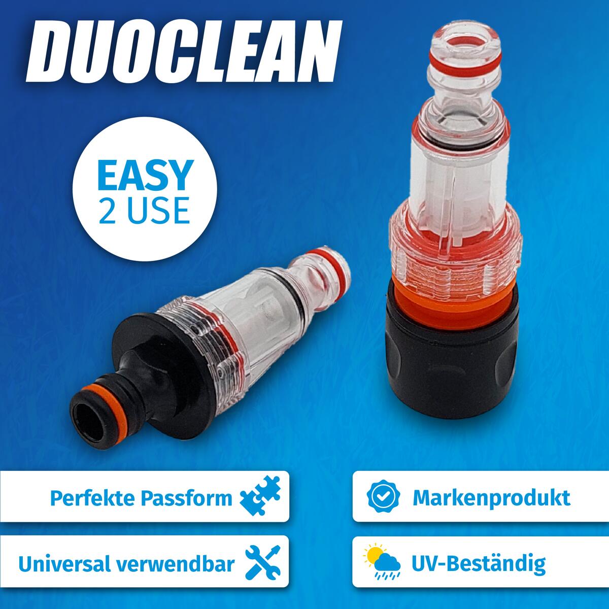 DUOCLEAN vannfiltersett detalj av filterinnsats