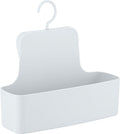 Dusj-caddy Barcelona med krok 9x26x24 cm hvit fra Wenko, for oppbevaring i dusj