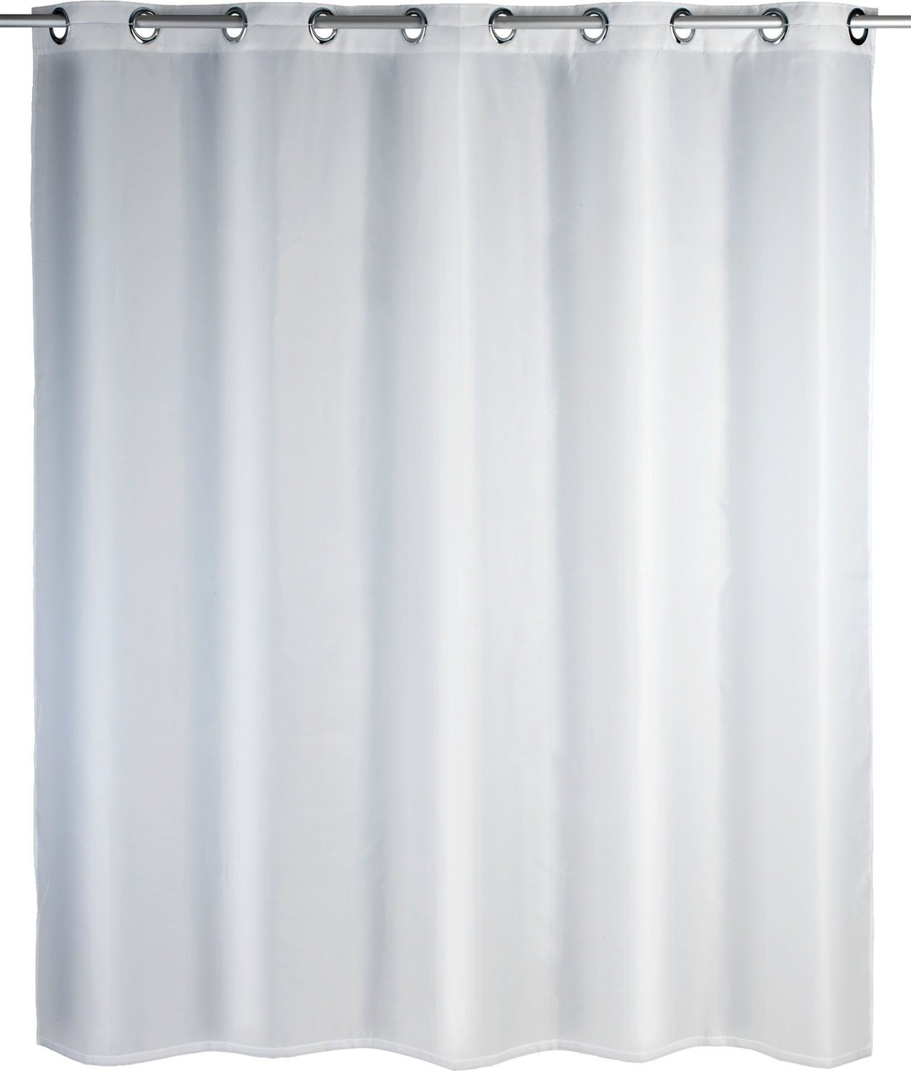 Dusjforheng Comfort Flex 180 x 200 cm hvit polyester forfra