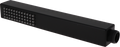 Dusjhode VALERIA matt svart 220 mm 1/2 tilkobling Comet