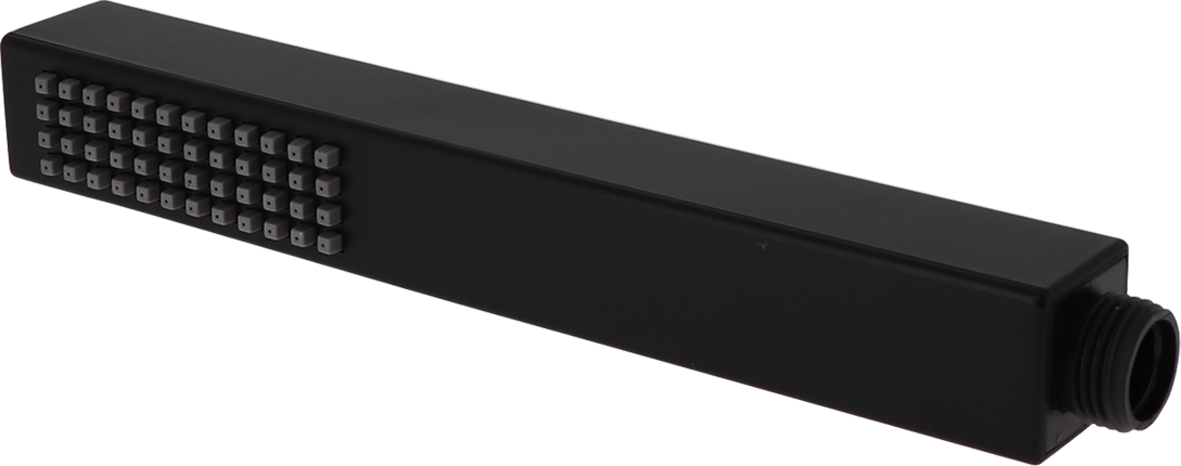 Dusjhode VALERIA matt svart 220 mm 1/2 tilkobling Comet