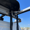 Dusjtelt med aluminiumsramme 420D Oxford sidelommer