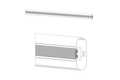 Dust Guard tetningslist 240 cm for Carry-Bike og stige forfra