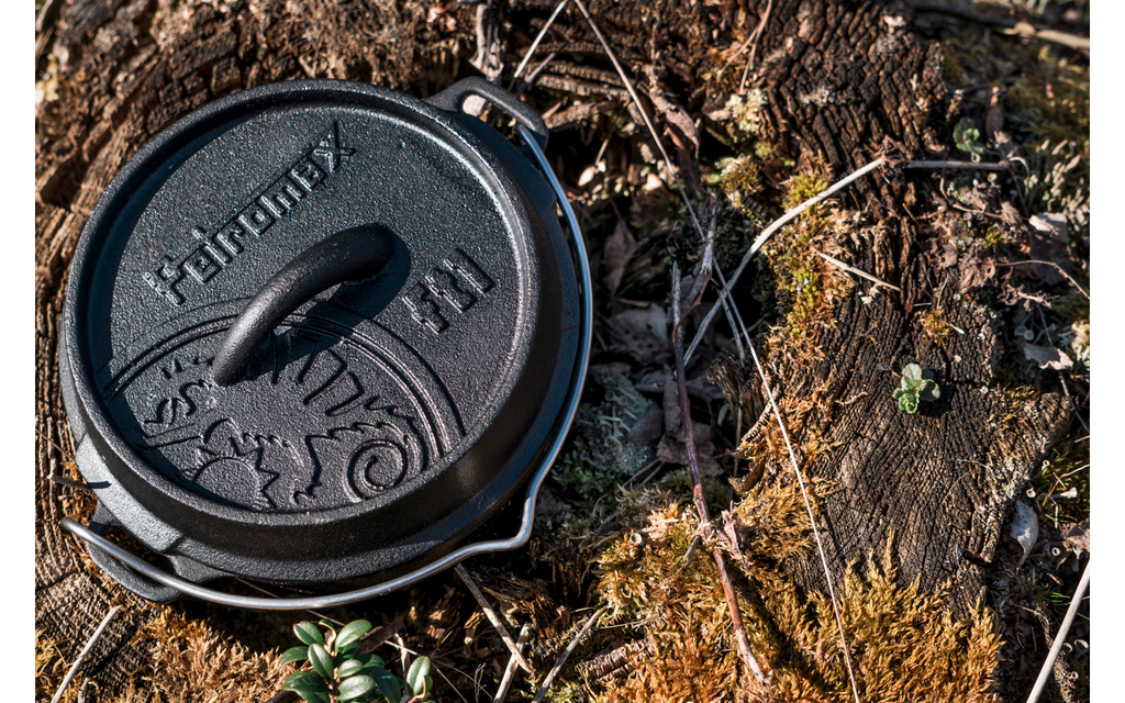 Dutch oven ft1 støpejern 0,93 l - Petromax lokk som stekepanne