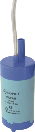 Dykkpumpe Ocean Softstart 12V 1,5 bar 21 l min blå