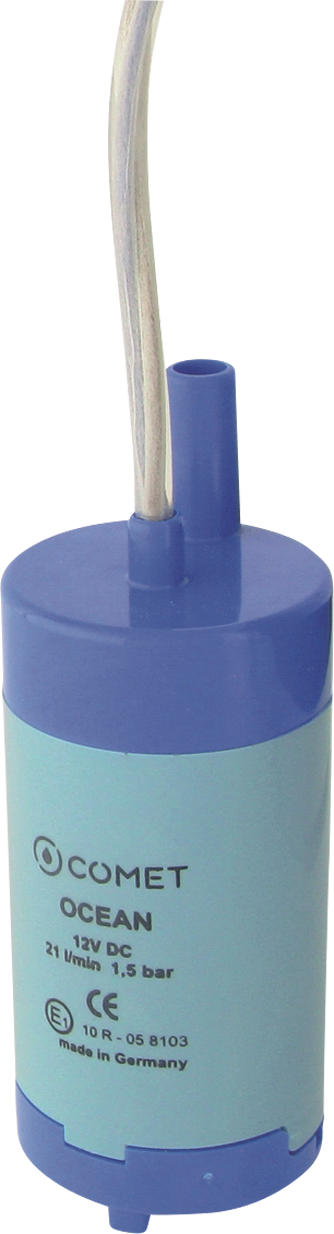 Dykkpumpe Ocean Softstart 12V 1,5 bar 21 l min blå