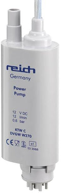 Dykkvannpumpe 12V 0,6 bar 12 l min med tilbakeslagsventil fra Reich