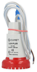 Dykkvannpumpe Lux-Plus 12V, 19 l/min med sil forfra