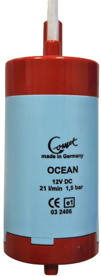 Dykkvannpumpe Ocean 12V 1,5 bar 21 l min drikkevann Comet forfra