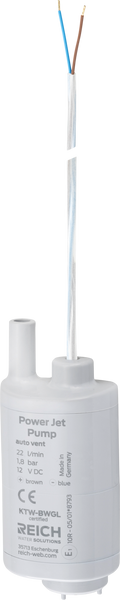 Dykkvannpumpe Power Jet 12V 1,8 bar 22 l/min for bobil fra Reich