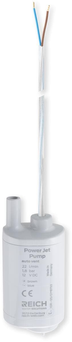 Dykkvannpumpe PowerJet 12V 1,8 bar 22 l min 70W for caravan og bobil