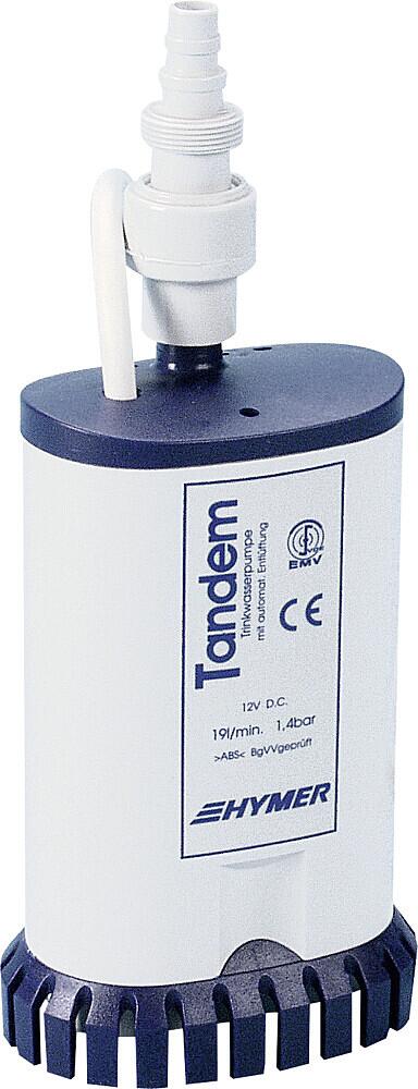 Bakside av Dykkvannpumpe Tandem Power 1,4 bar 19 l/min 12V 55W