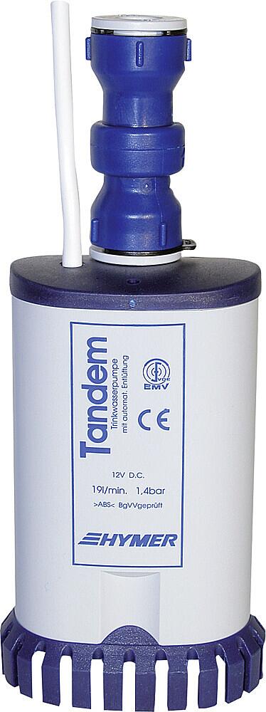 Dykkvannpumpe Tandem Power med tilbakeslagsventil for Hymer 12V front