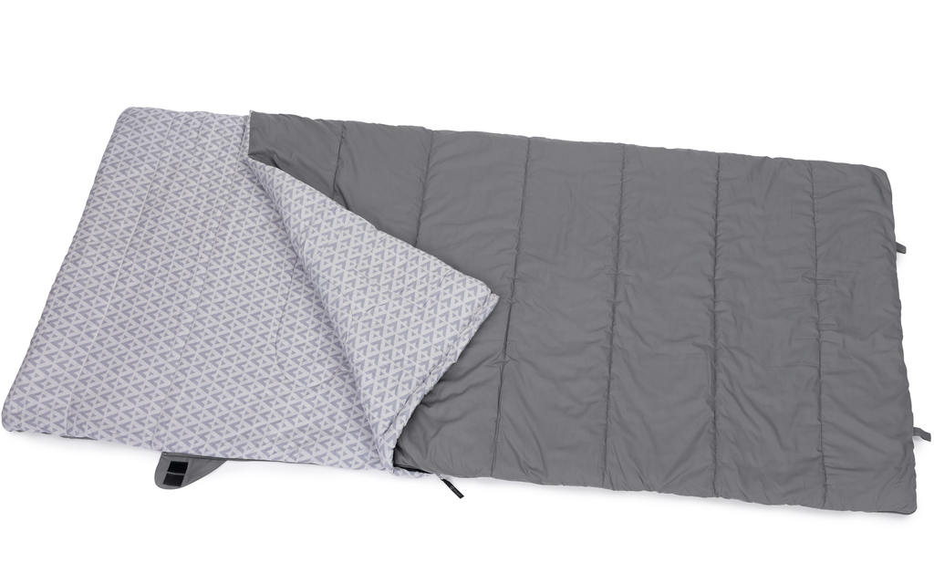 Dynesovepose Arizona L 300G 220 x 100 cm ekstra bred 2200 g - i grå sett ovenfra