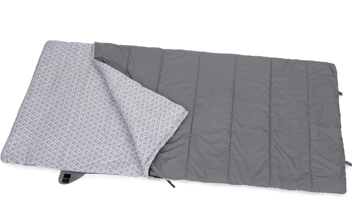 Dynesovepose Arizona L 300G 220 x 100 cm ekstra bred 2200 g - i grå sett ovenfra