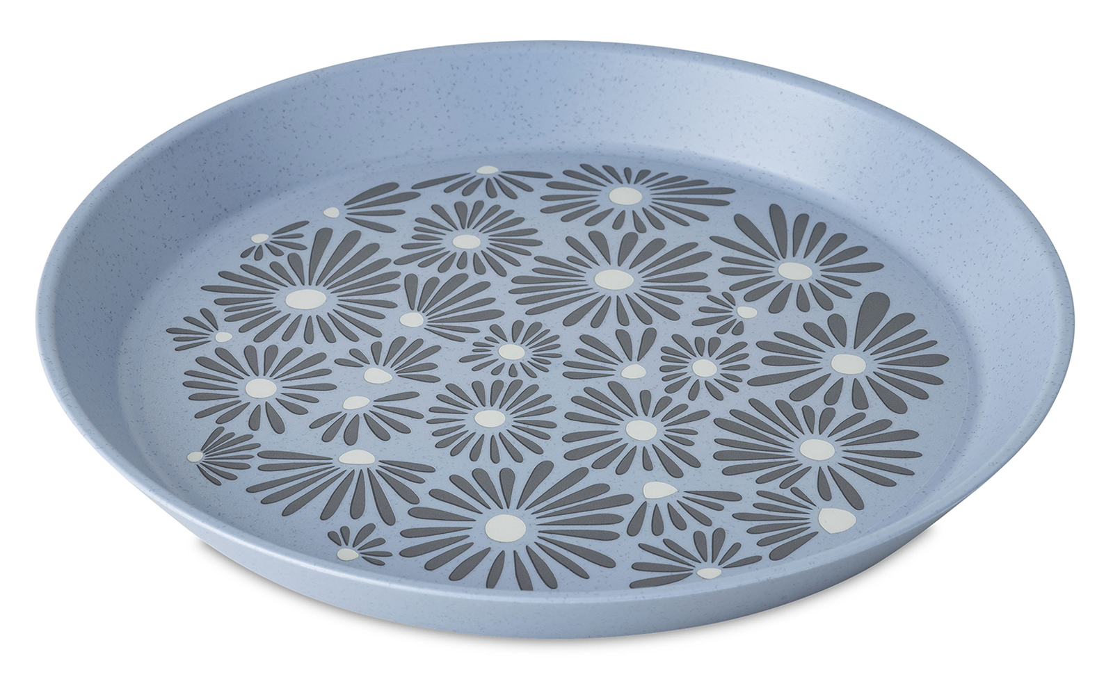 Dyp tallerken Blomster 20,5 cm stablebar oppvaskmaskinsikker bakside