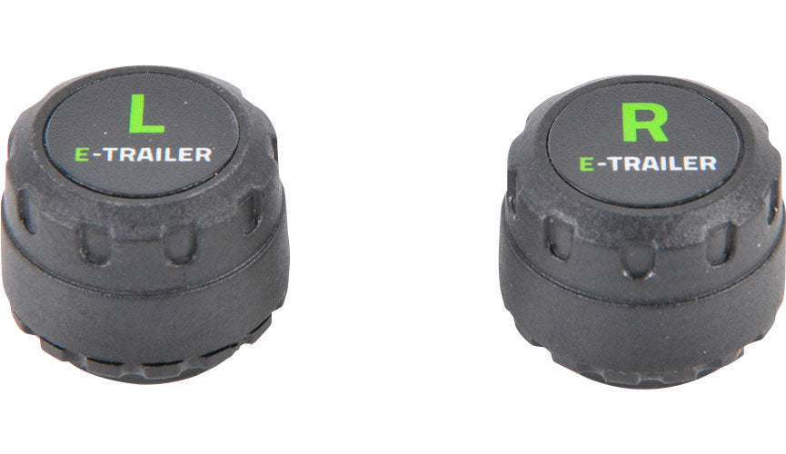 E-Pressure dekktrykksensorer for Smart Trailer System 2 stk montert på ventil