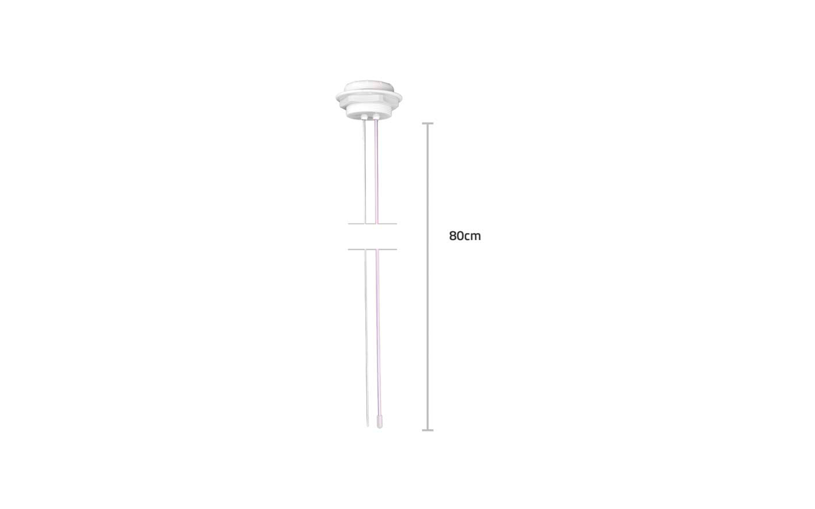 E-Waterlevel XL vanntanksensor med Bluetooth for bobil montert i tank
