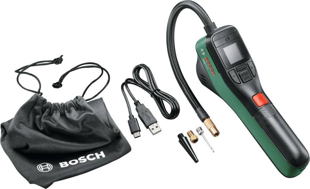 EasyPump trådløs trykkluftpumpe Bosch forfra