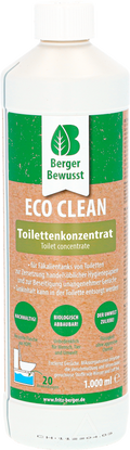 Eco Clean toaletttilsetning for fekaltank 1 liter konsentrat forfra