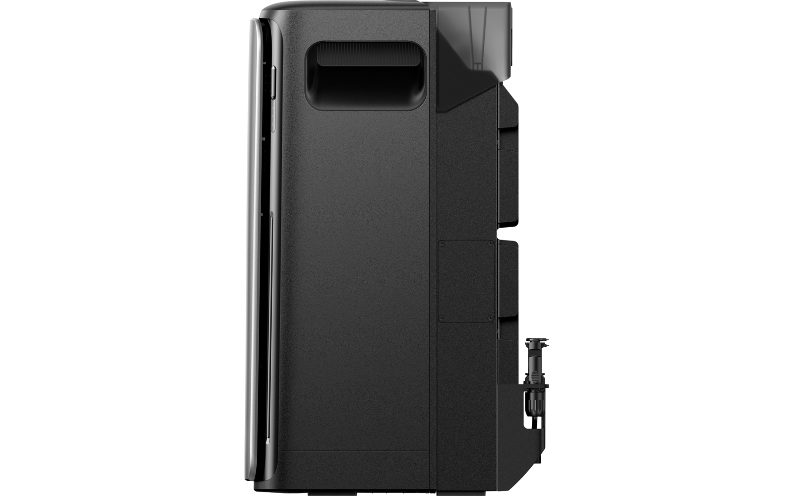 Detaljbilde av tilkoblinger på Balkonkraftverk med 1,92 kWh batteri og 2 PV-innganger EcoFlow